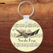 Music Design Schlüsselanhänger (Vorderseite)