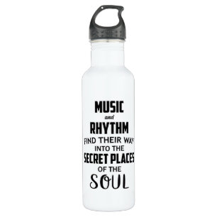 Music DJ Dance Art Hip Hop Gitarre Rock Funny Gift Edelstahlflasche
