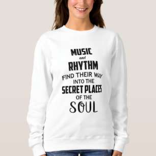 Music DJ Dance Art Hip Hop Gitarre Rock Funny Gift Sweatshirt