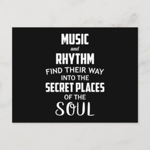 Music DJ Dance Art Hip Hop Guitar Funny Gift Idee Postkarte