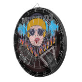 Music DJ Dartboard Dartscheibe (Vorderseite rechts)