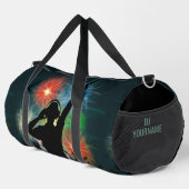 Music DJ individuelle Name Duffle Bag (Rechte Ecke)