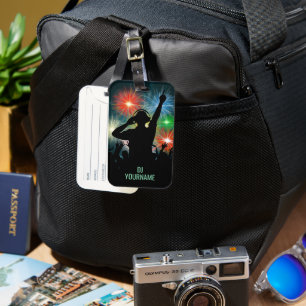 Music DJ individuelle Name Gepäckanhänger