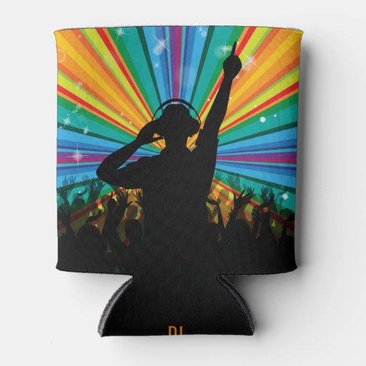 Music DJ individuelle Name kann kühler werden Dosenkühler (Vorderseite)