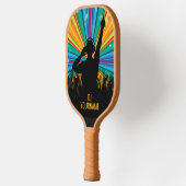 Music DJ individuelle Name Pickleball Schläger (Links)