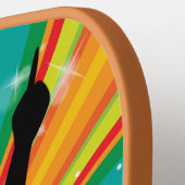 Music DJ individuelle Name Pickleball Schläger (Linke Seite)