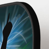 Music DJ individuelle Name Pickleball Schläger (Linke Seite)