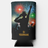 Music DJ individuelle Name Selters Dosenkühler (Vorderseite)