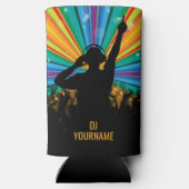 Music DJ individuelle Name Selters Dosenkühler (Rückseite)