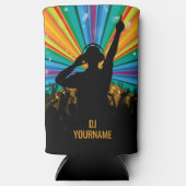 Music DJ individuelle Name Selters Dosenkühler (Vorderseite)