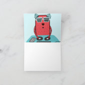 Music DJ Mixer School Band Cool Musician Art Karte (Innenseite)