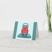 Music DJ Mixer School Band Cool Musician Art Karte (Vorderseite)