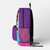 Music Dj Skeleton Bedruckter Rucksack (Rechts)