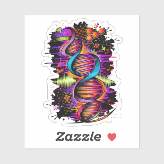 Music DNA Aufkleber (Blatt)