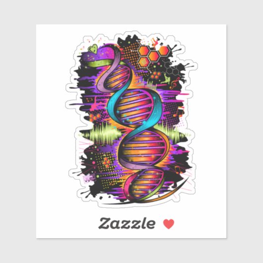 Music DNA Aufkleber (Blatt)