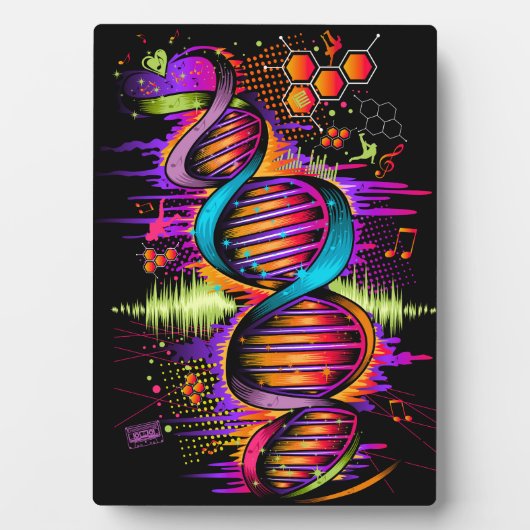 Music DNA Fotoplatte (Vorderseite)