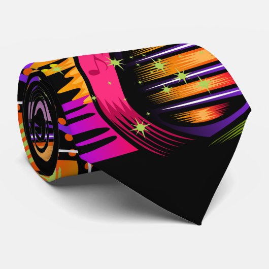 Music DNA Krawatte (Gerollt)
