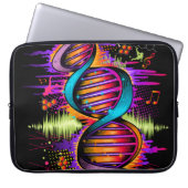 Music DNA Laptopschutzhülle (Vorderseite)