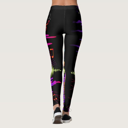 Music DNA Leggings (Rückseite)
