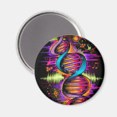 Music DNA Magnet (Vorderseite/Rückseite)