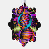 Music DNA Ornament Karte (Linke Ecke)