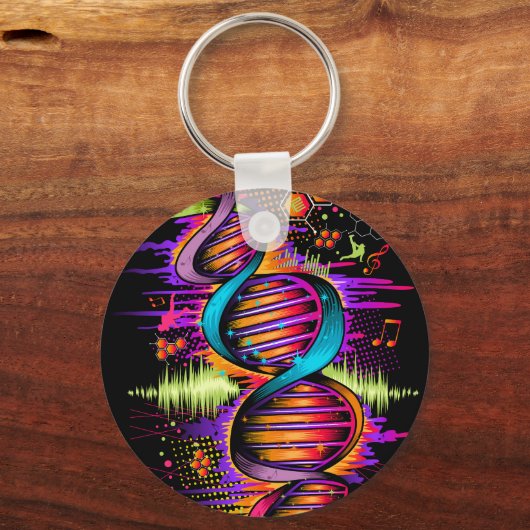 Music DNA Schlüsselanhänger (Rückseite)