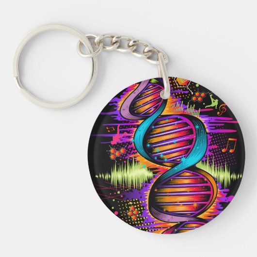 Music DNA Schlüsselanhänger (Vorderseite)