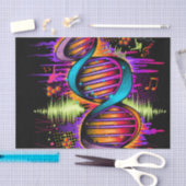 Music DNA Seidenpapier (Handwerk)