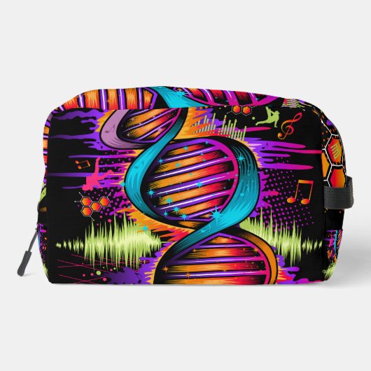 Music DNA Waschbeutel (Rückseite)