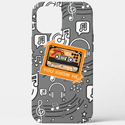 Music Doodles Case-Mate iPhone Hülle (Rückseite)