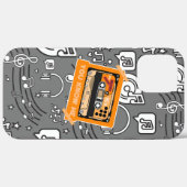 Music Doodles Case-Mate iPhone Hülle (Rückseite (Horizontal))