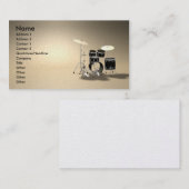 music_drums visitenkarte (Vorne/Hinten)