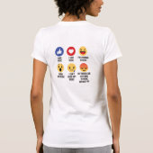 Music Emojis T-Shirt (Rückseite)