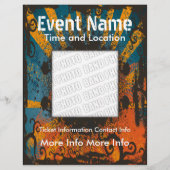 Music Event Grunge Flyer (Vorne)