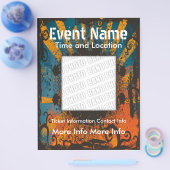 Music Event Grunge Flyer (Einzeln)