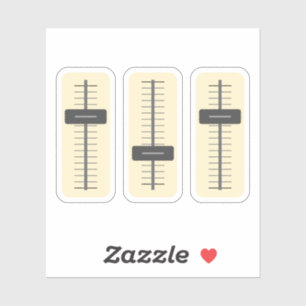 Music Fader Notebook Aufkleber