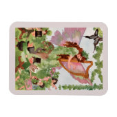 Music Faerie Playing Music Magnet (Horizontal)