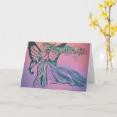 Music Fairy Karte (Gelbe Blume)