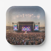 Music Fest Pappteller (Vorderseite)