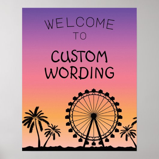 Music Festival Custom Poster (Vorne)
