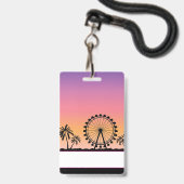 Music Festival Party Abzeichen Ausweis (Vorderseite mit Lanyard)