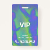 Music Festival Partys VIP All Access Pass Event Ausweis (Vorderseite)
