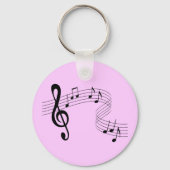 Music Flows Schlüsselanhänger (Vorderseite)