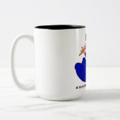 Music Food für Liebe #2 Zweifarbige Tasse (Links)