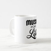 Music for Life Coffee Tasse (Vorderseite Links)