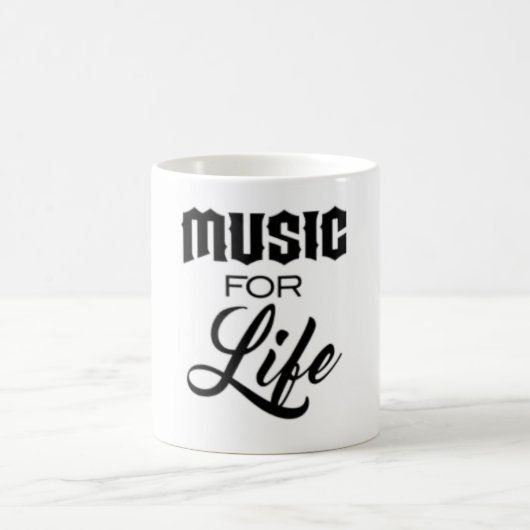 Music for Life Coffee Tasse (Mittel)