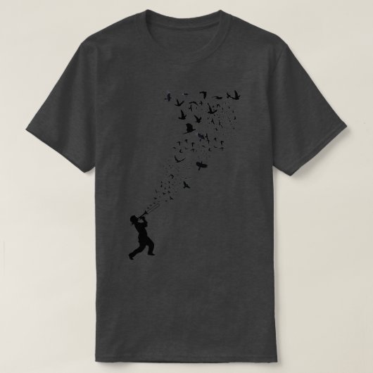 Music Freedom Music and the Birds 1 T-Shirt (Design vorne)
