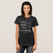 Music Friedrich Nietzsche Quote Shirt (Vorne ganz)