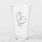 Music G Heart Glas (Rückseite)