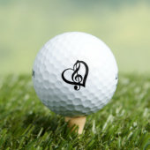 Music G Heart Golfball (Insitu T-Shirt)